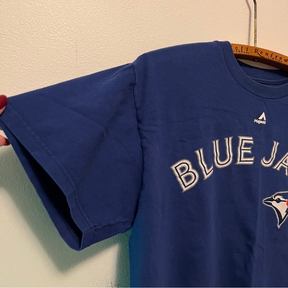 Toronto Blue Jays Josh Donaldson Medium Name Number Blue T-Shirt‎ MLB Baseball - Picture 4 of 11